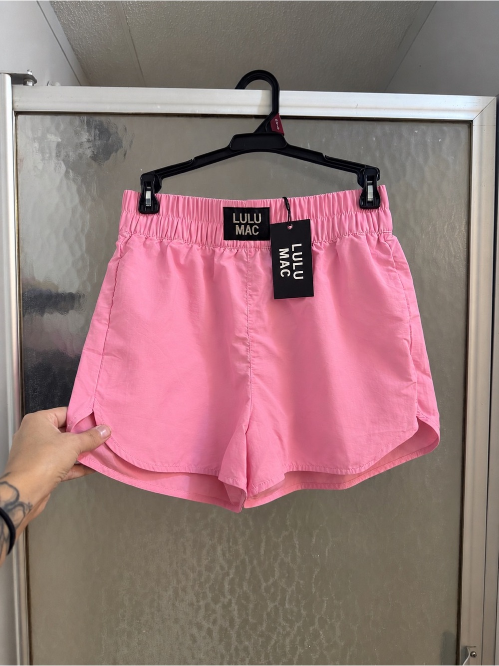 LuluMac Pink Athletic Pull-On Shorts